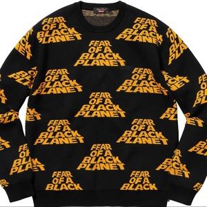 New Supreme Fear of Black Planet Mens Size Large